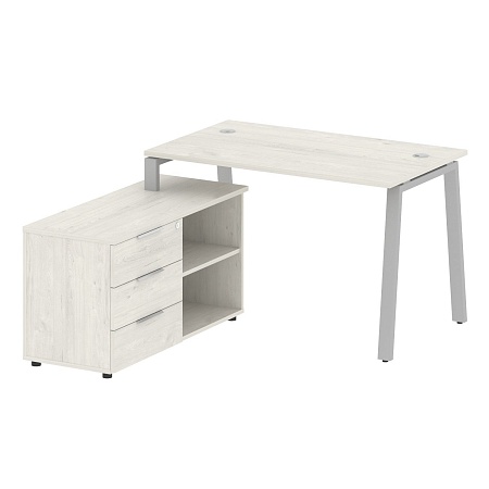 Рабочая станция на А-образном м/к с опорной тумбой левая БА.РС-СТС-2.2 Л