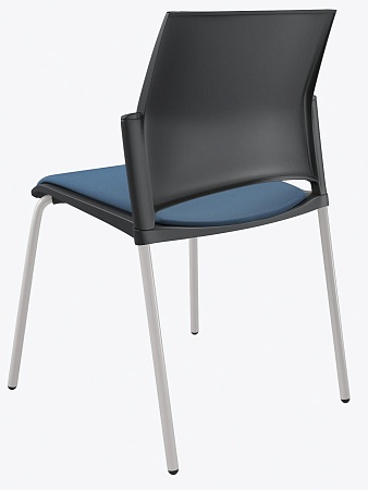 RESTART Стул, каркас Серый, Пластик Черный ЦБ-00014018