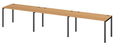 Бенч линейный на 3 рабочих места АМБЛ-003.60-3