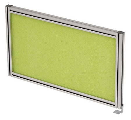 Барьер боковой в алюминевом профиле, вставка ткань...