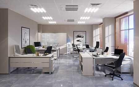 Стол эргономичный с царгой								 V-1.5.2М