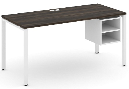 Стол рабочий с подвеснй тумбой с двумя открытыми нишами CN.SP-108