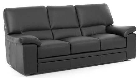 Диван 3 мест. кожа ELLA 3 Ivory 22042