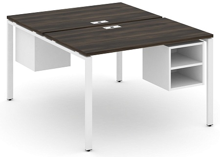 Рабочая станция двух сторонняя с подвесными тумбами на 2 места CN.DRS-106