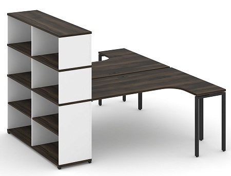 Рабочая станция с опорным стеллажом с надставкой высокой CN.DSA-208