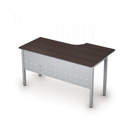 Стол на металлических опорах, экран металл 2МК.142L