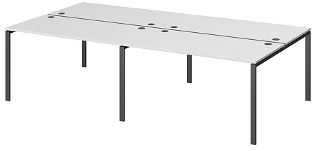 Бенч двойной на 4 рабочих места  АМБ-003-4