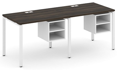 Рабочая станция односторонняя с подвесными тумбами на 2 места CN.ORS-105