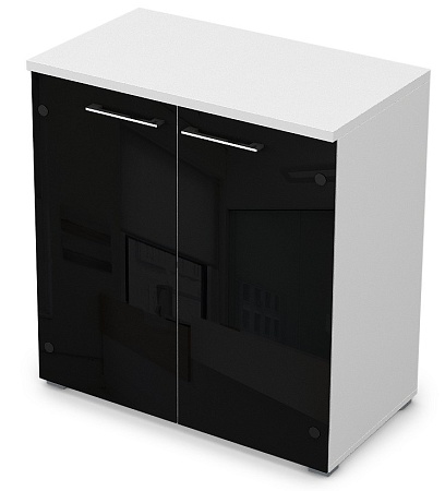 Шкаф низкий со стеклом 9НШ.023.4