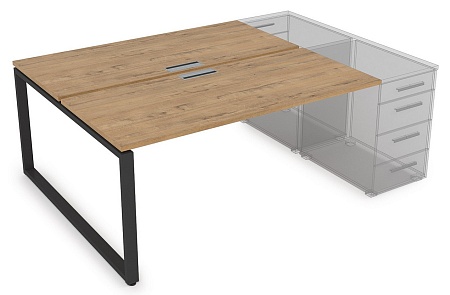 Стол системы Бенч, сдвоенный, на 2 рабочих места  СТБ-О.974