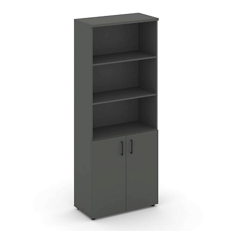 Шкаф высокий широкий (2 низких фасада ЛДСП) SN.STS-101(796*400*1982)