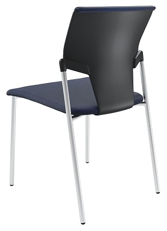 AKTIVA Стул, каркас Хром, Пластик Черный ЦБ-00014093