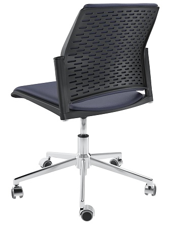 REWIND Кресло, каркас Хром, Пластик Черный ЦБ-00014531