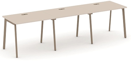 Рабочая станция на 3 места с лючком ES.RS-3.1-LP