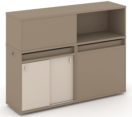 Набор №19. Тумба двойная + низкая надставка ES.NB.2N-19