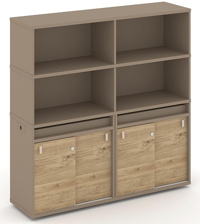 Набор №7. Тумба двойная + высокая надставка ES.NB.2V-7