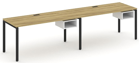 Рабочая станция односторонняя с подвесными тумбами на 2 места CN.ORS-104