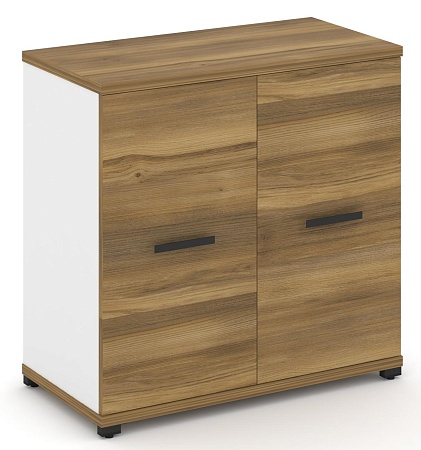 Шкаф две широкие секции, 2 ниши (2 фасада ЛДСП, 2 ниши) CN.STS-213 B/W