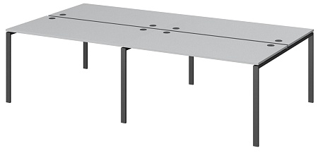 Бенч двойной на 4 рабочих места АМБ-005-4