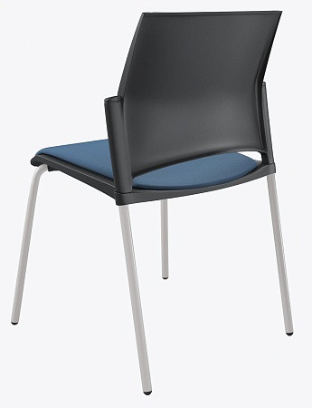 RESTART Стул, каркас Серый, Пластик Черный ЦБ-00011274