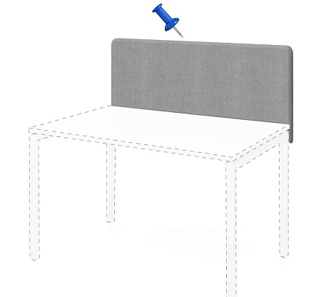 TOUR Экран выс ткань 120см pin spec TSCR120*45 над...