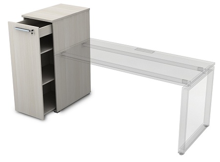 Тумба с выкатной секцией высокая  9Т.009