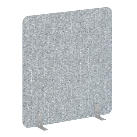 Перегородки на металлических опорах на фетровых по...