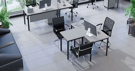 Стол письменный на металлокаркасе С.СП-5.1