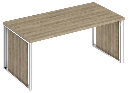 Стол руководителя с декоративными вставками БР 123