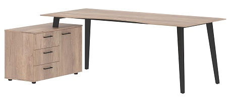 Стол руководителя с тумбой JCT 2013(L)