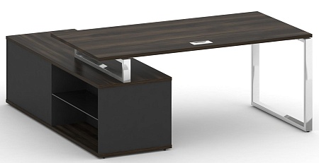 Стол руководителя с опорной греденцией, правый SK.SRG-180 (R)