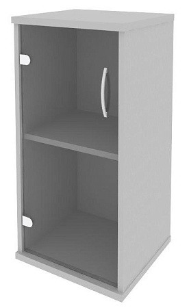 Шкаф низкий узкий левый (1 низкая дверь стекло) А.СУ-3.2 (L)