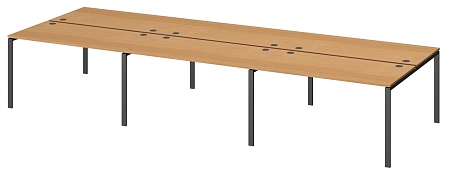 Бенч двойной на 6 рабочих мест  АМБ-003.60-6