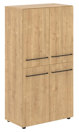 Шкаф с 2-мя комплектами глухих малых дверей LMC 80.4