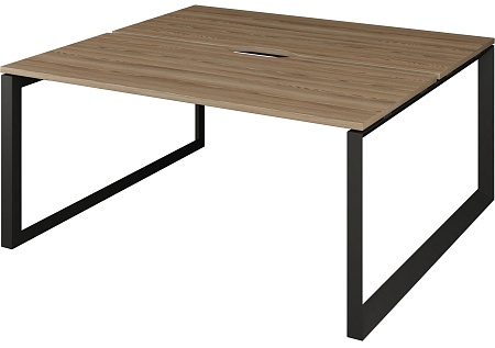 Бенч двойной на 2 рабочих места на металлокаркасе НТМП.О.Б2-160