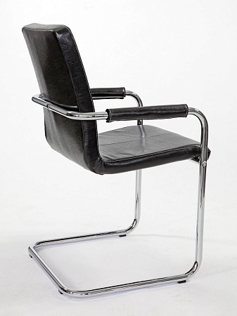 TOLEDO Кресло посетительское ЧЕРН/ПОЛ.АЛЮМ. 001S1A4S1A / 0TOM170200 01 030 03