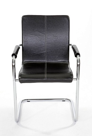 TOLEDO Кресло посетительское ЧЕРН/ПОЛ.АЛЮМ. 001S1A4S1A / 0TOM170200 01 030 03