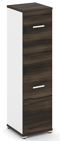 Шкаф одна узкая секция, 4 ниши (фасад ЛДСП, 3 ниши + фасад ЛДСП,  1 нишу) CN.STU-414 B/W