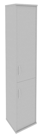 Шкаф высокий узкий правый (1 низкая дверь ЛДСП, 1 средняя дверь ЛДСП) А.СУ-1.3 (R)