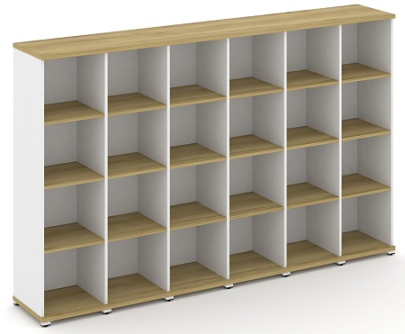 Стеллаж шесть узких секций, 4 ниши CN.STU-460