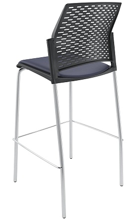 REWIND барный, каркас Хром, Пластик Черный ЦБ-00014582