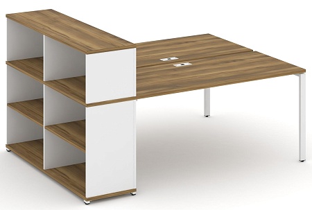 Рабочая станция с опорным стеллажом с надставкой низкой CN.DRS-212