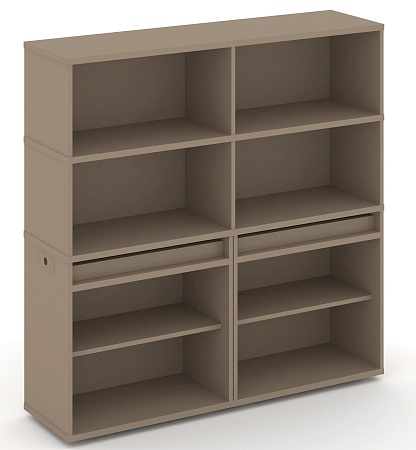 Набор №1. Тумба двойная + высокая надставка ES.NB.2V-1