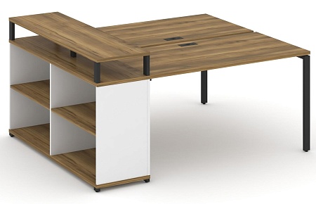 Рабочая станция с опорным стеллажом с верхним горизонтом CN.DRS-207