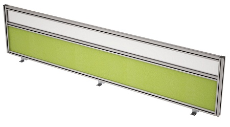 Барьер фронтальный в алюминевом профиле, вставка с...