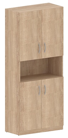 Шкаф с 2-мя комплектами глухих малых дверей SR-5W.4