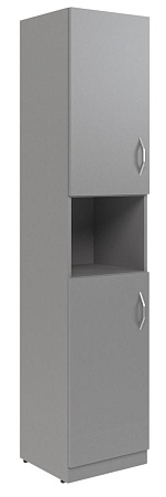 Шкаф колонка с 2-мя глухими малыми дверьми  SR-5U.4(L)