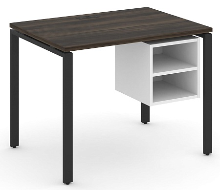 Стол рабочий с подвеснй тумбой с двумя открытыми нишами CN.SP-105