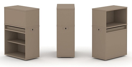 Набор №1. Тумба одиночная + низкая надставка ES.NB.1N-1