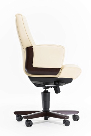 DICO/B Кресло венге выд.кожа ВЕНГЕ/БЕЖ DCS3468W P P13